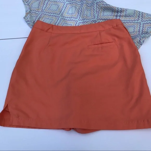 Greg Norman Peach Skort Size 6 - Picture 2 of 6